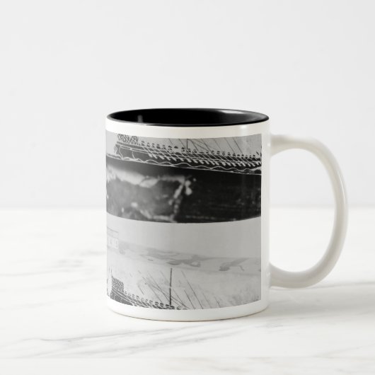 アチックの黒姿のdinosのkrater ツートーンマグカップ (右)