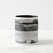 アチックの黒姿のdinosのkrater ツートーンマグカップ (中央)