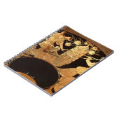 アチックのDionysusを描写する赤い姿のkylixおよび ノートブック (左側)