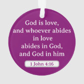 アチポン神はラブスター深い紫 – 神秘的 オーナメント (裏面)