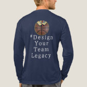 アチポンxx BBスナップ | レガシはっきりしたシリーズの移動 トライブレンドTシャツ (背面)