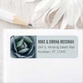 アチヨーク反サボテン |差出人住所 ラベル (インサイチュ)