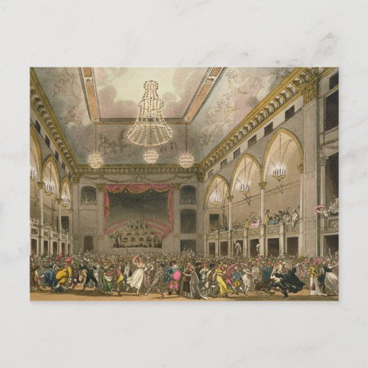 『アッカーマンの縮図』のパンテオン仮装 ポストカード (正面)