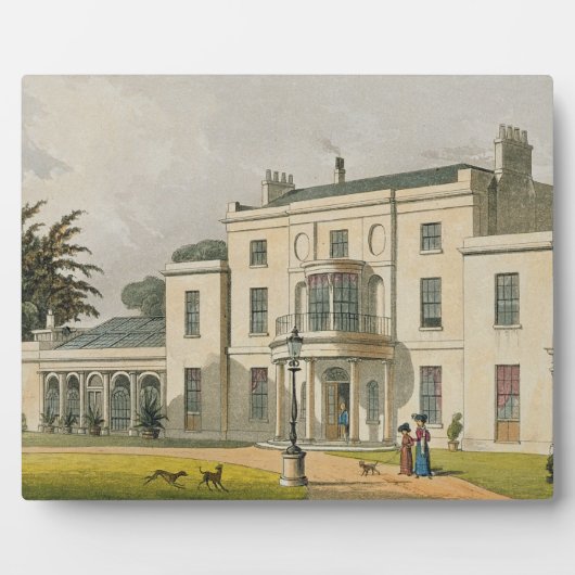アッカーマンの「Repository of A」よりWimbledon House フォトプラーク (正面)