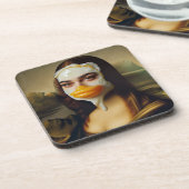 アックおもしろい顔エッグモナ コースター (左側)