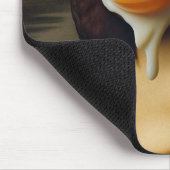 アックおもしろい顔エッグモナ マウスパッド (コーナー)