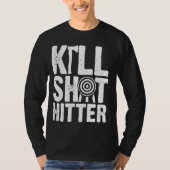 アックスおもしろい投げ斧の投げ機 Tシャツ (正面)