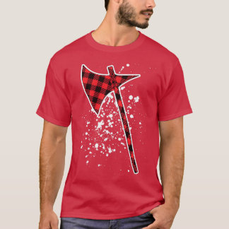 アックスバッファロープレイドクラシックデザインTシャツ Tシャツ