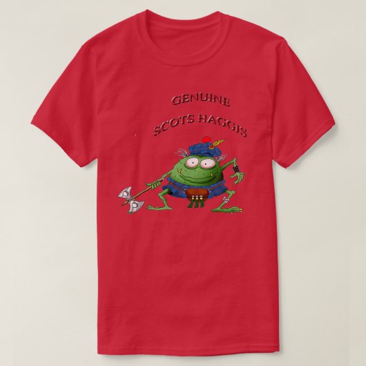 アックス付ハギス Tシャツ (デザイン正面)