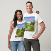 アッサムインド旅行ポスタープリント。 Tシャツ (ユニセックス)