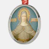 アッシシの聖クレア(SAU 27) メタルオーナメント (左)