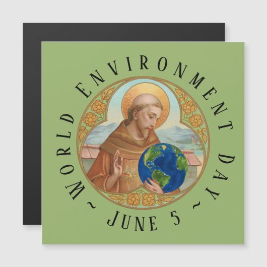 アッシジの世界環境デー&聖フランシス (正面/裏面)