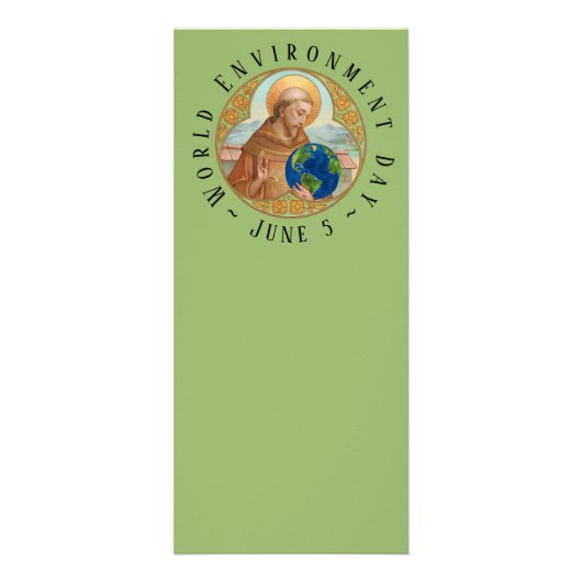 アッシジの世界環境デー&聖フランシス ラックカード (正面)