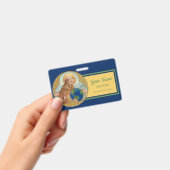 アッシジの地球の日と聖フランシス(スタイル2) バッジ (手持ち)