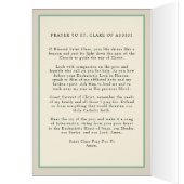 アッシジの宗教的カトリックの修道女サンクレア (内側 (左))