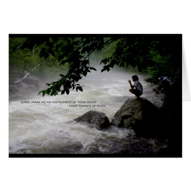 アッシジの平和カード (正面横)