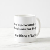アッシジの聖クレア コーヒーマグカップ (正面右)