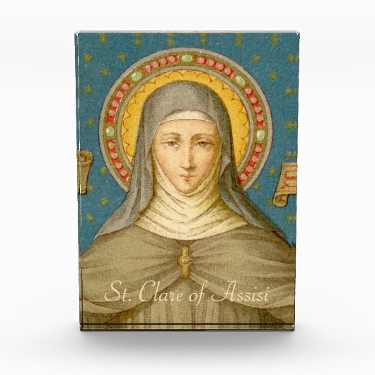 アッシジの聖クレア(SAU 027) フォトブロック (正面)