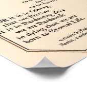 アッシジの聖サンフランシス祈りの言葉15:17パリ ポスター (角)