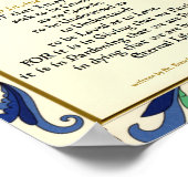 アッシジの聖サンフランシス祈りの言葉15:17パリ ポスター (角)