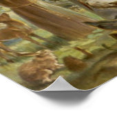 アッシジの聖フランシスが動物たちに説教する ポスター (角)