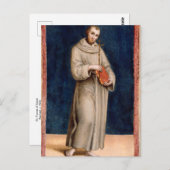 アッシジの聖フランシスはラファエル葉書より ポストカード (正面/裏面)