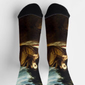 アッシジの聖フランシスコ 平和の使者 ソックス (上部)