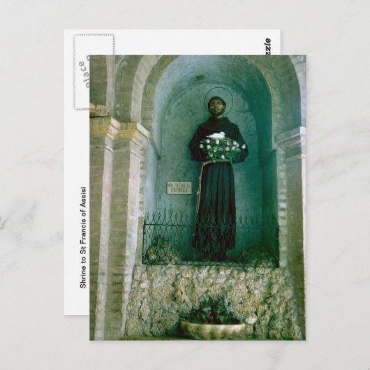 アッシジの聖フランシス宮 ポストカード (正面/裏面)