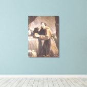 アッシジの聖フランシス祈りの言葉 キャンバスプリント (インサイチュ (ウッドフロア))