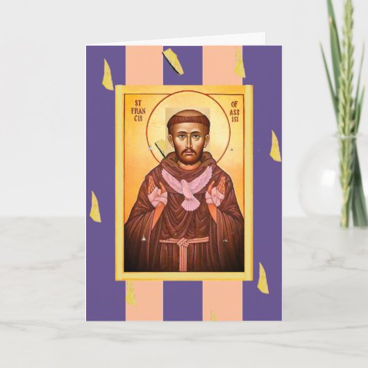 アッシジの聖フランシス カード (正面)