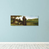 アッシジの聖フランシス キャンバスプリント (インサイチュ (ウッドフロア))