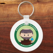アッシジの聖フランシス キーホルダー (正面)