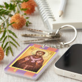 アッシジの聖フランシス キーホルダー (正面右)