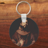 アッシジの聖フランシス キーホルダー (正面)