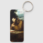 アッシジの聖フランシス キーホルダー (裏面)