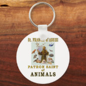 アッシジの聖フランシス キーホルダー (正面)