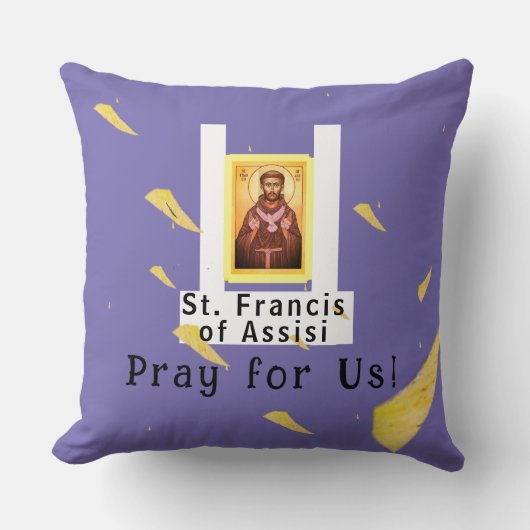 アッシジの聖フランシス クッション (正面)