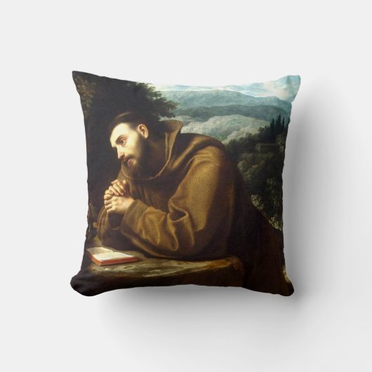 アッシジの聖フランシス クッション (正面)