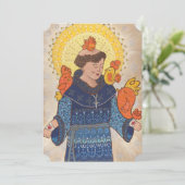 アッシジの聖フランシス サンキューカード (スタンド正面)