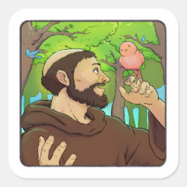 アッシジの聖フランシス スクエアシール