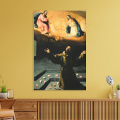 アッシジの聖フランシス、バラの奇跡 キャンバスプリント (インサイチュ (リビング))