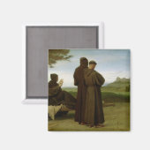 アッシジの聖フランシス マグネット (正面/裏面)