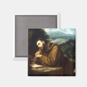 アッシジの聖フランシス マグネット (正面/裏面)