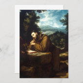 アッシジの聖フランシス 招待状 (正面/裏面)