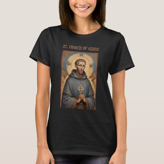 アッシジの聖フランシス Tシャツ (正面)