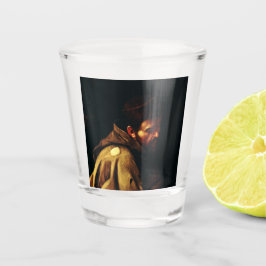 アッシジの聖フランシスby Caravaggio ショットグラス
