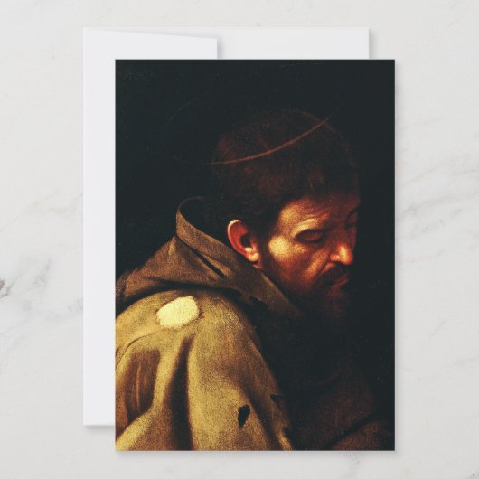 アッシジの聖フランシスby Caravaggio シーズンカード (正面)