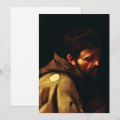 アッシジの聖フランシスby Caravaggio シーズンカード (正面/裏面)