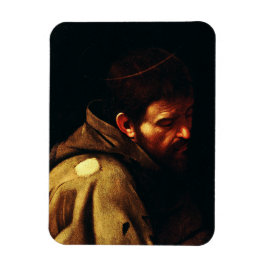 アッシジの聖フランシスby Caravaggio マグネット