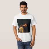 アッシジの聖フランシスby Caravaggio Tシャツ (正面フル)
